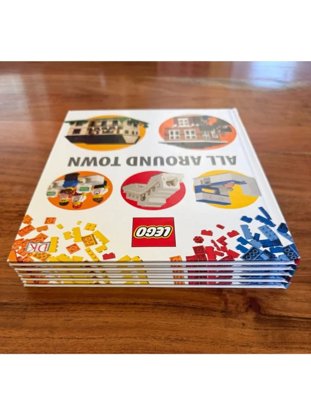 Lot of 5 LEGO Hardcover Ideas Books DK All Around Town Castles Spooky World Move